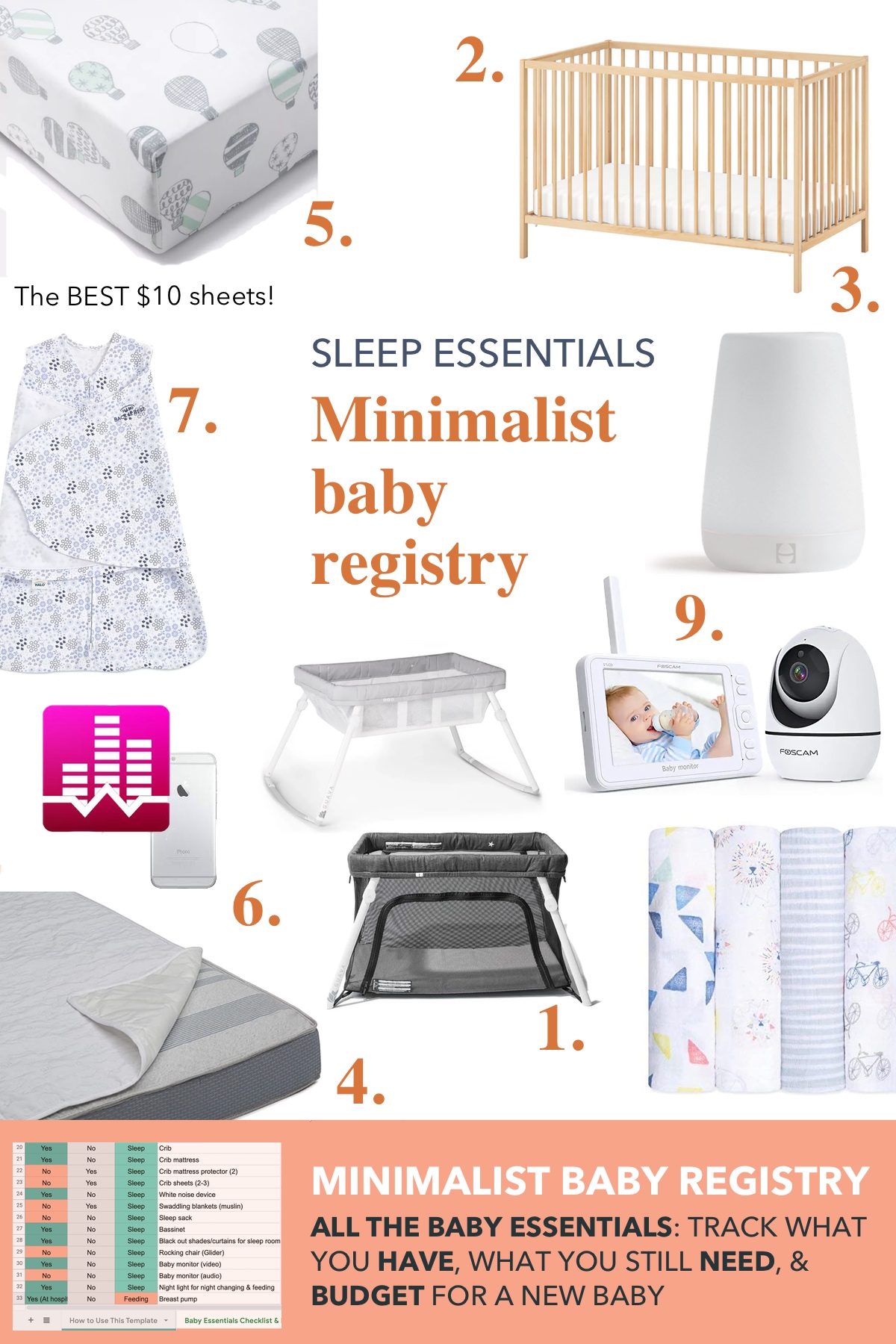 Minimalist Newborn Baby Essentials (From a Mom of 7)