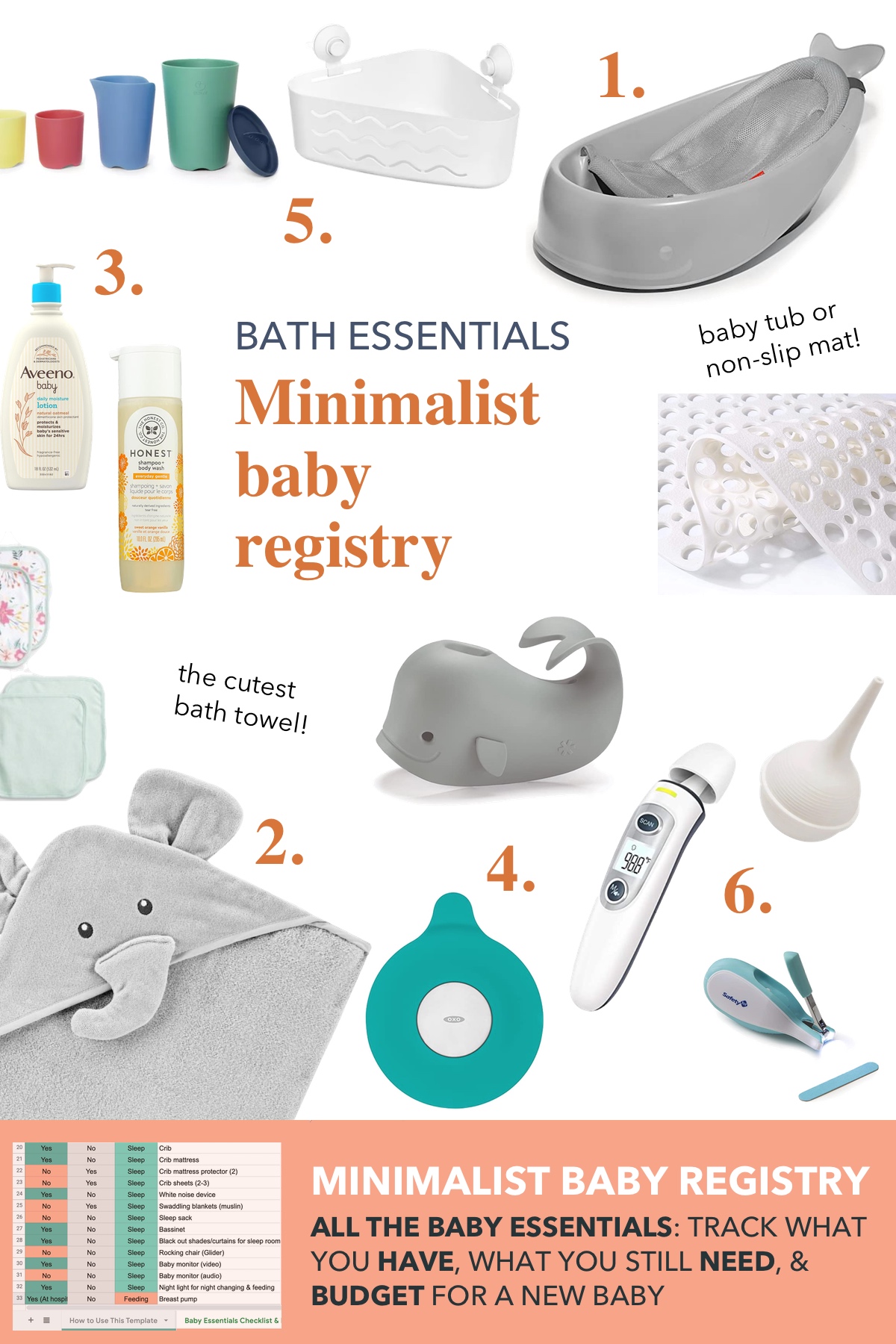 Foster House: Baby Registry Essentials: Bath