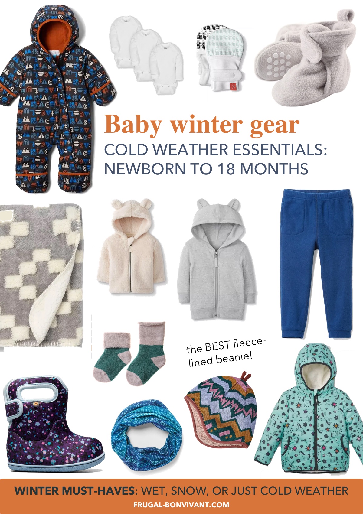 how to dress a newborn in winter